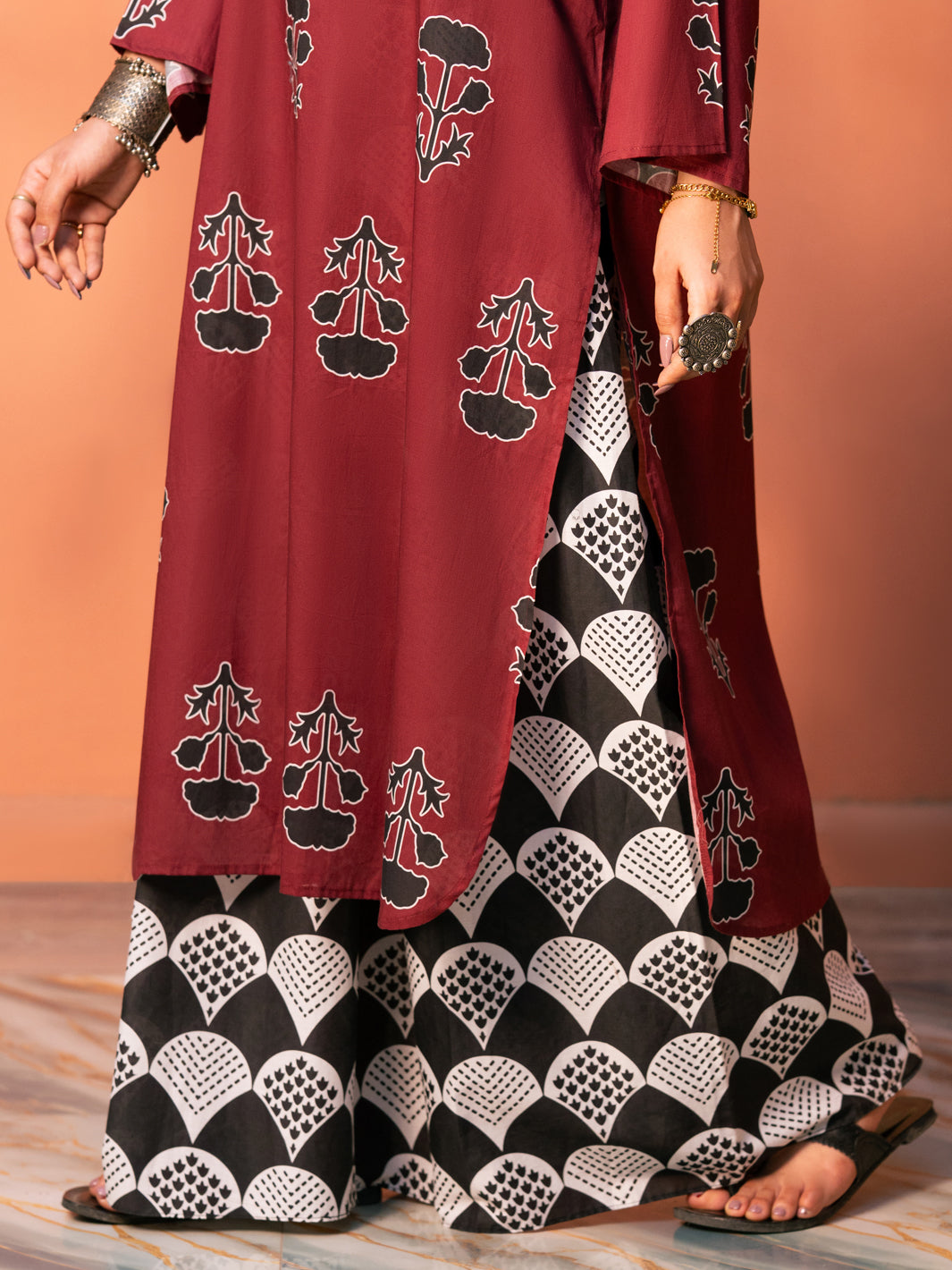 Black Cotton Trousers - AL-T-856