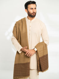 Brown Casual Shawl - AL-SH-035