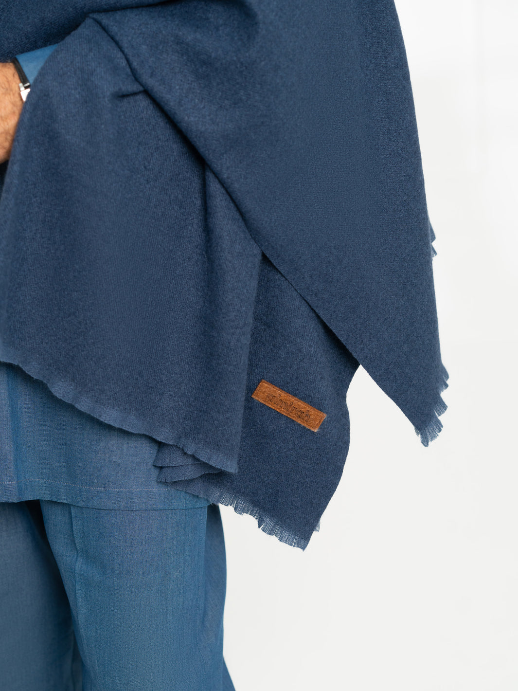 Royal Blue Casual Shawl - AL-SH-042