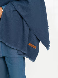 Royal Blue Casual Shawl - AL-SH-042