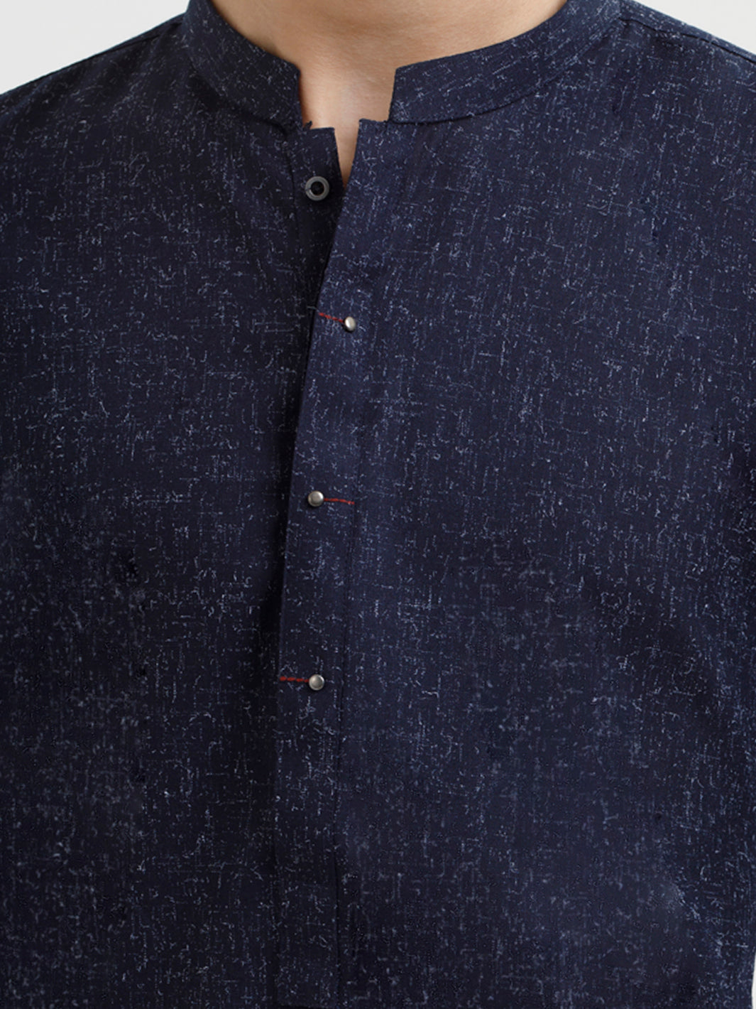 Dark Blue Blended Kurta Trouser - ALT-KT-064