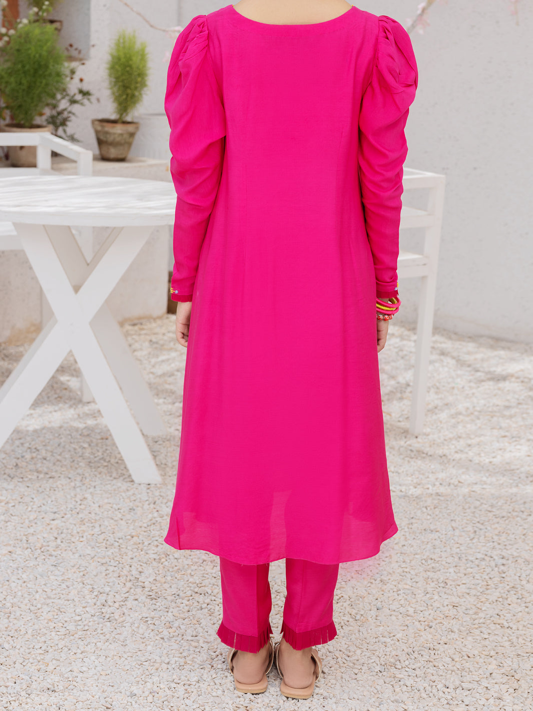 Pink Velvet 2 Piece Stitched - ALT-2PS-LKS-1069