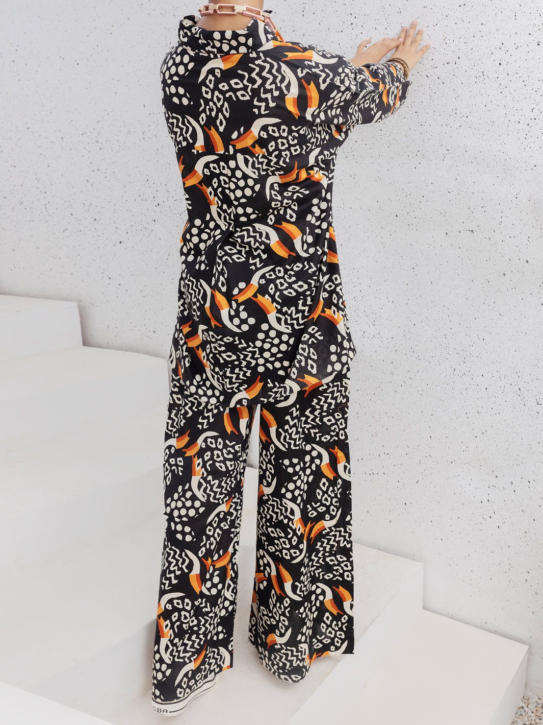 Black Cambric 2 Piece Stitched - ALP-2PS-LKS-1088