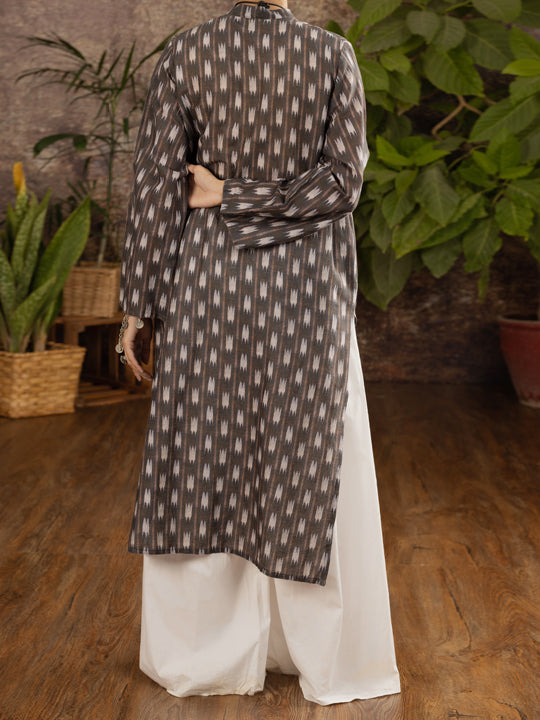 Grey Linen Tunic - ALCR-LK-1104