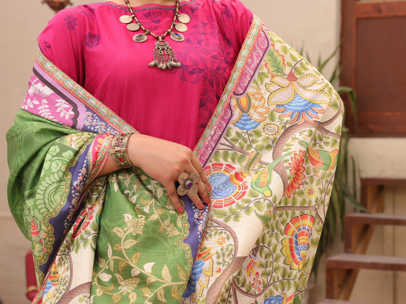 Fuchsia Lawn 3Pc Stitched - ALP-3PS-1607