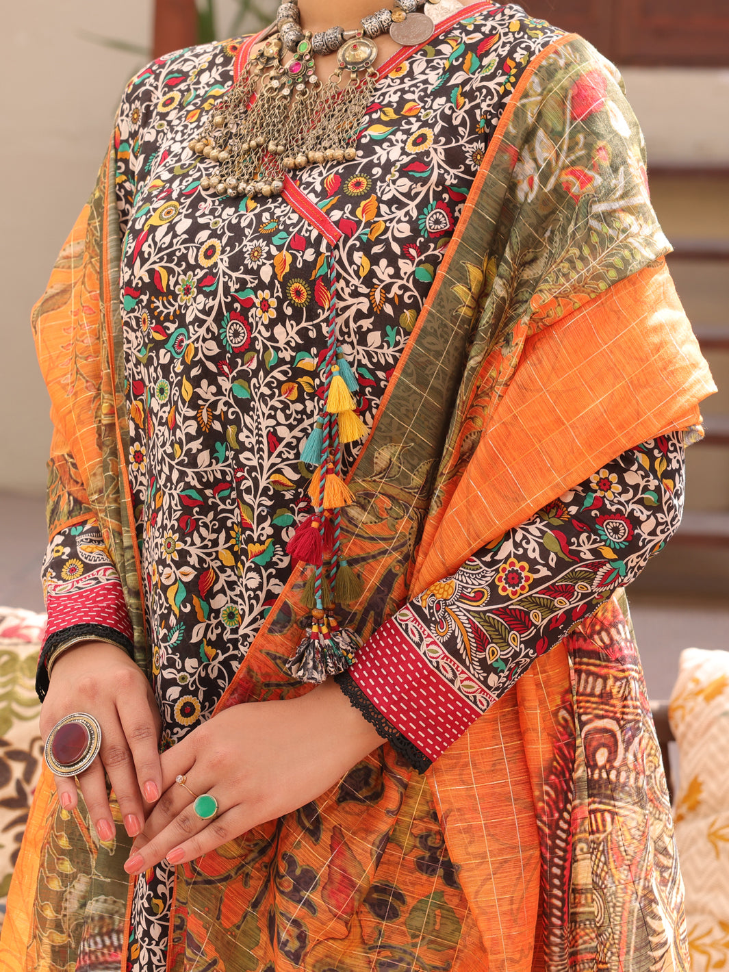 Multicolor Lawn 3 Piece Unstitched - ALP-3PS-1608