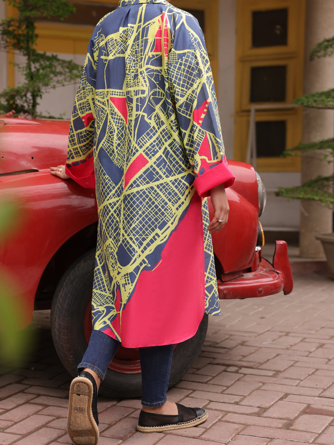 Multicolor Cambric Tunic - ALP-LK-1712
