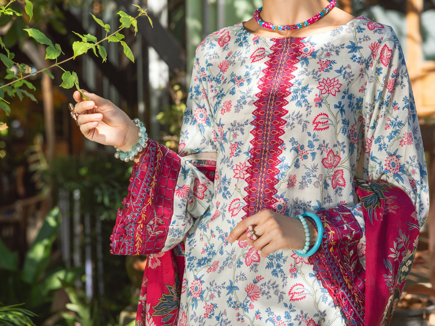 Multicolor Lawn 3Pc Unstitched - ALP-3PS-1721