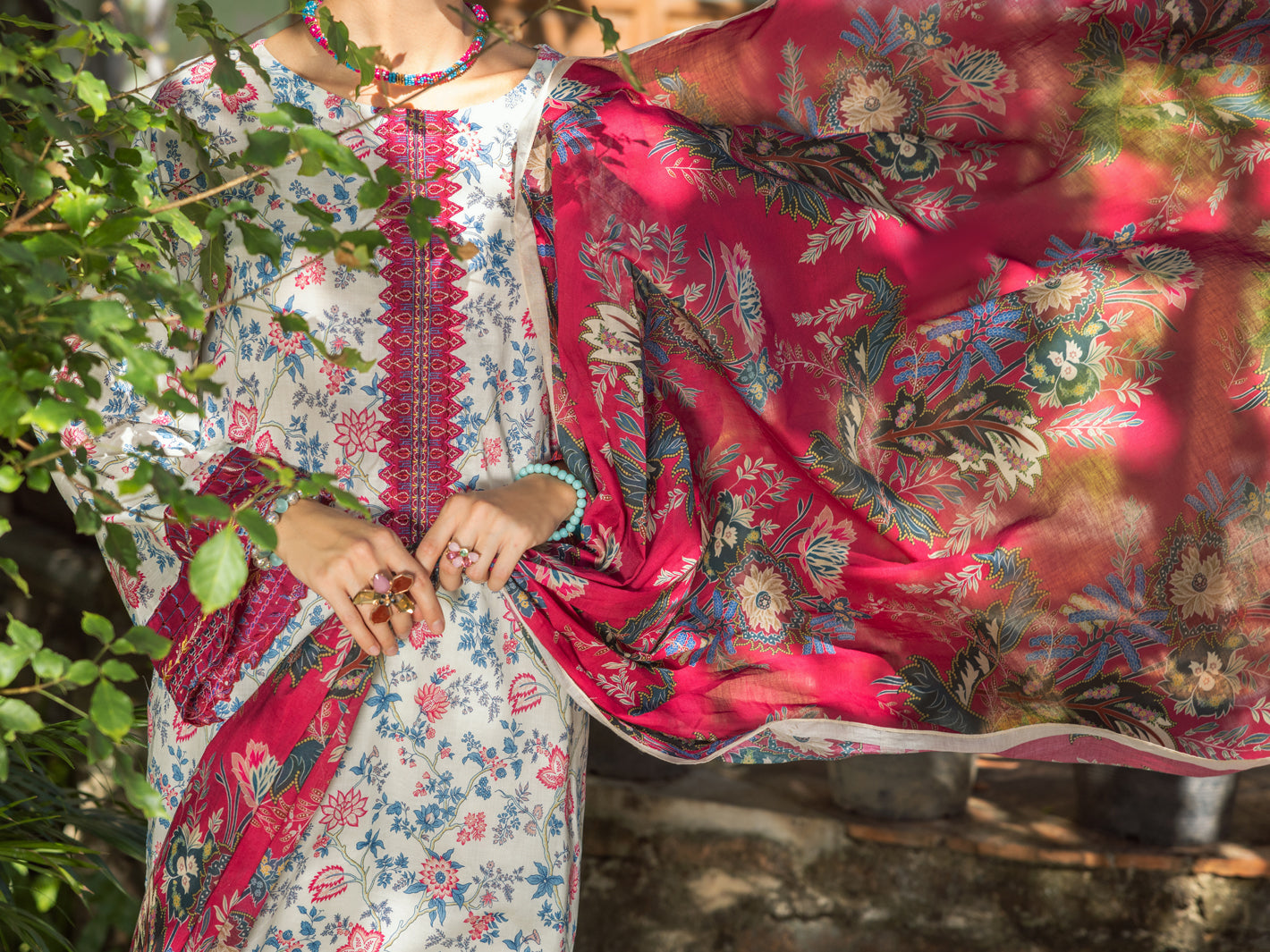 Multicolor Lawn 3Pc Unstitched - ALP-3PS-1721