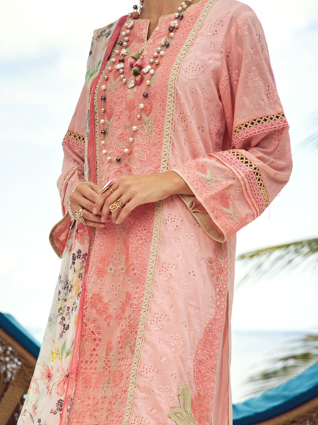 Pink Dyed Lawn 3Pc Unstitched - ALP-3PS-1726