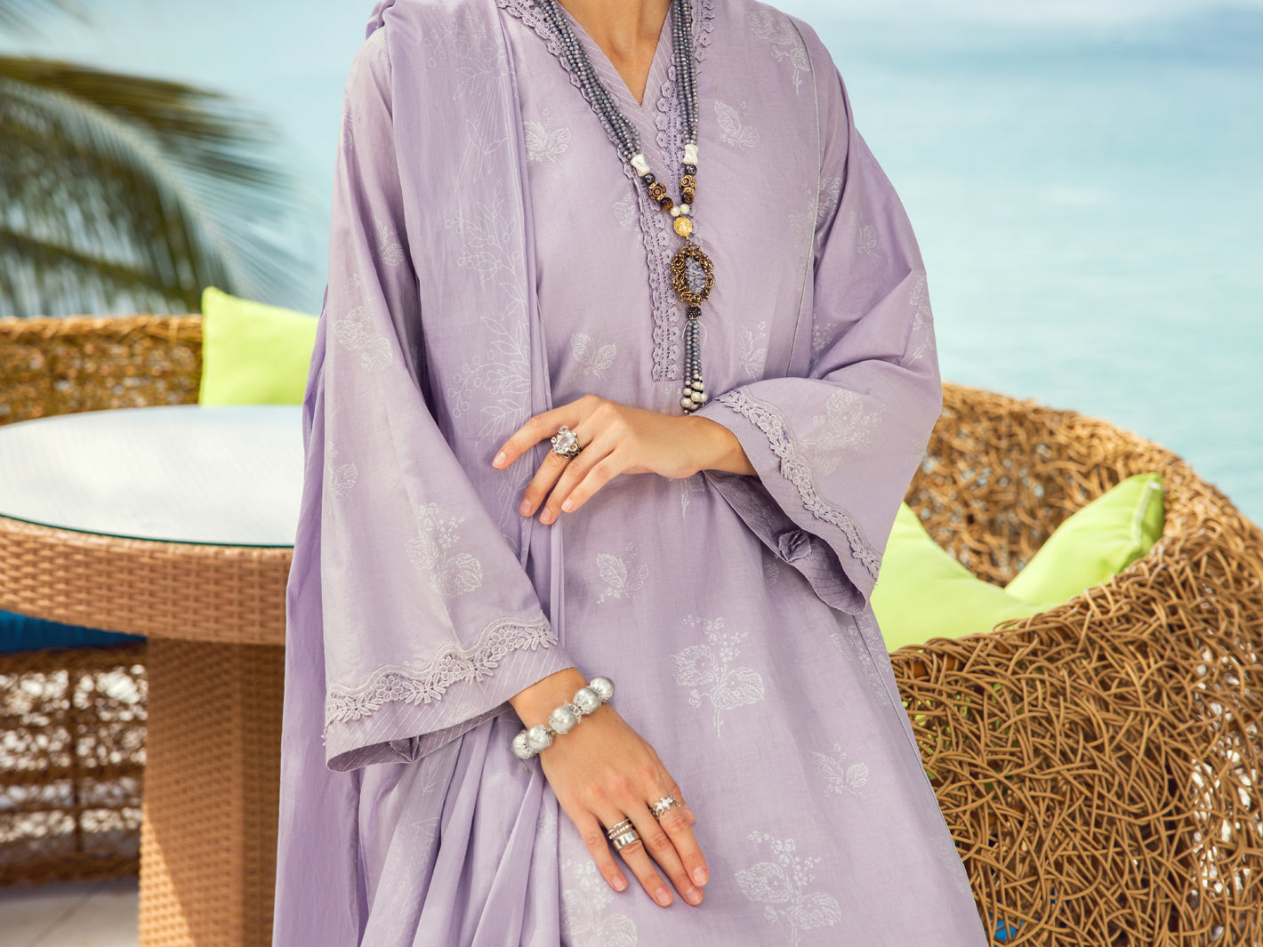 Lilac Lawn 3 Piece Unstitched - ALP-3PS-1734