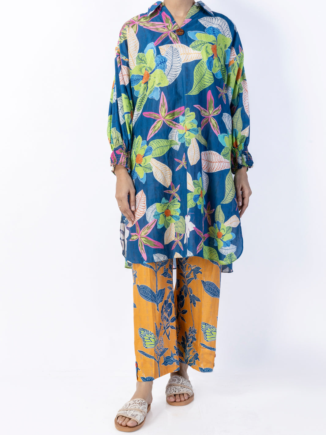Multicolor Lawn 2 Piece Unstitched - ALP-2PS-1793 - Almirah Online