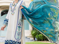 Off White Jacquard 3Pc Unstitched - ALP-3PS-1864