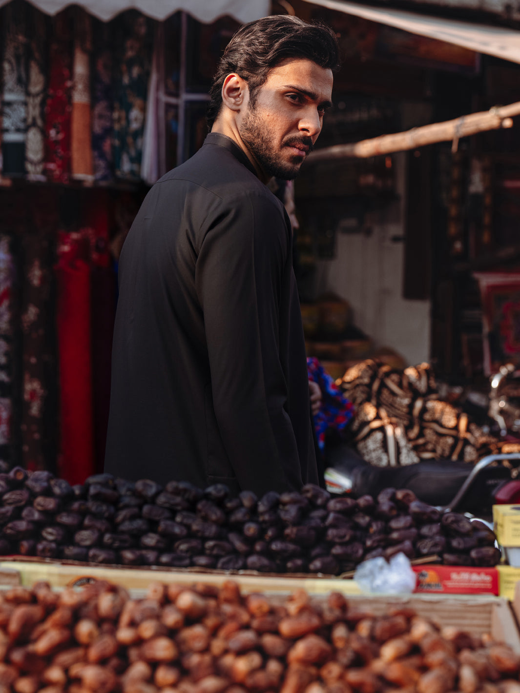 Brown Blended Kurta - ALET-K-2005