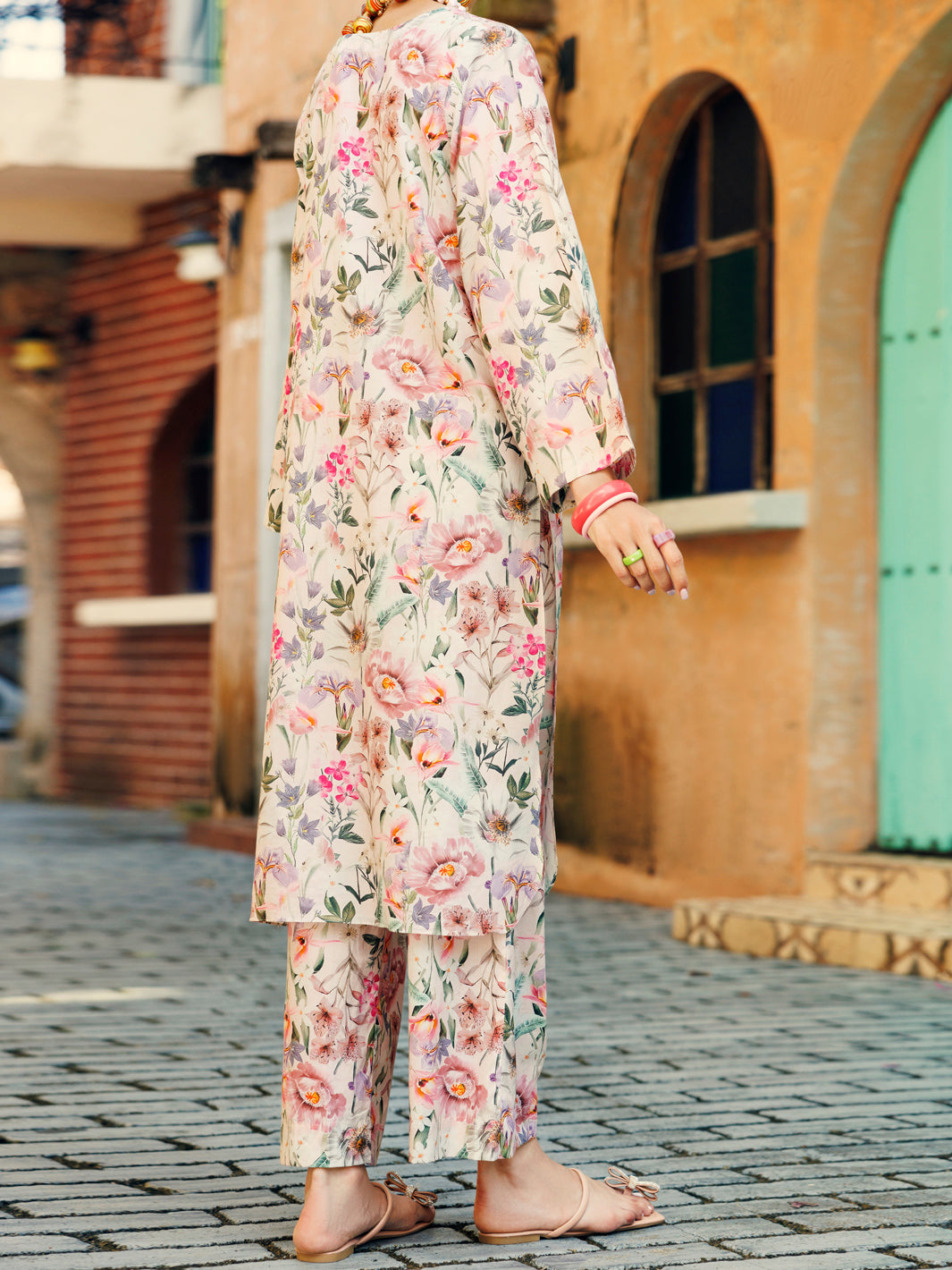 Light Purple Lawn Co-ord Set - ALP-2PS-SLKS-2086