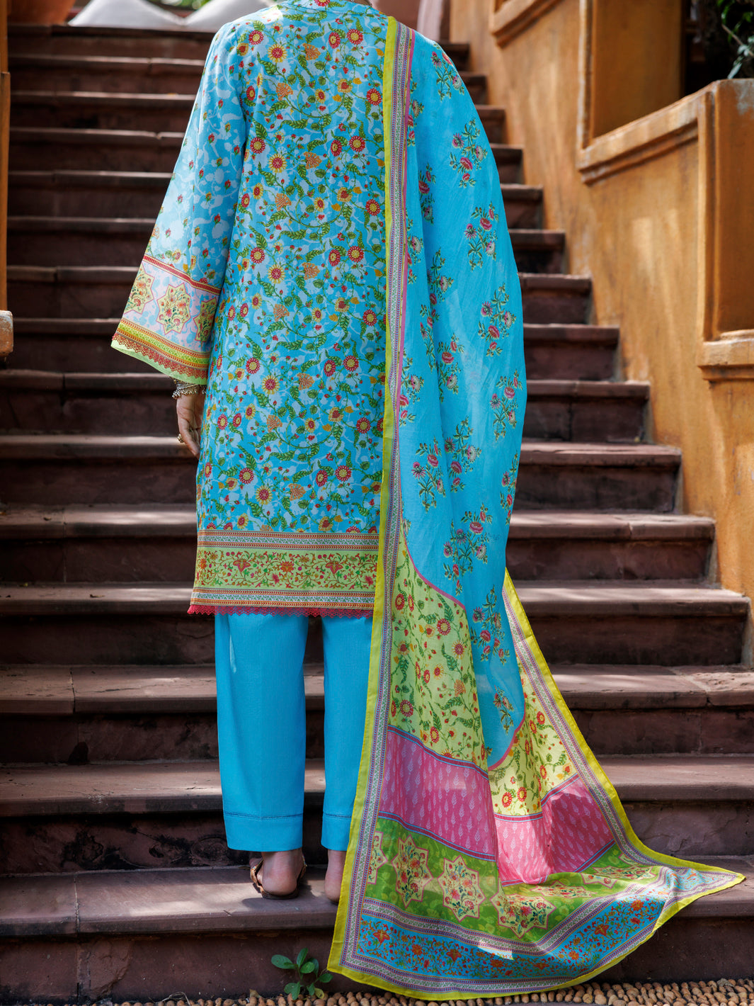 Ferozi Lawn 3Pc Stitched - ALP-3PS-2096