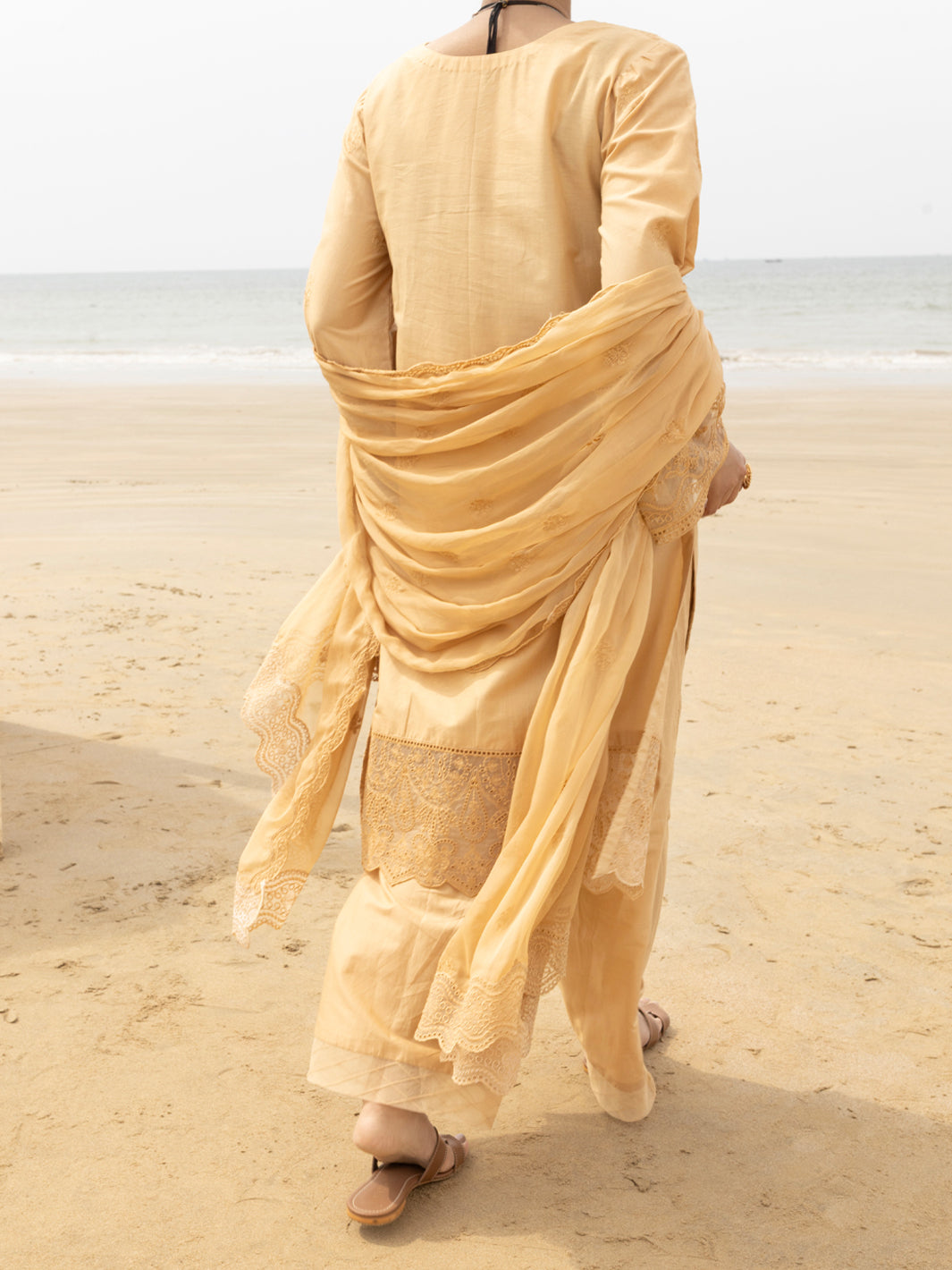 Khaki Lawn 3Pc Unstitched - ALP-3PS-2183