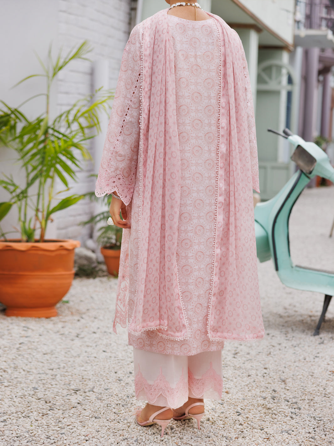 Light Pink Lawn 3Pc Unstitched - ALP-3PS-2188