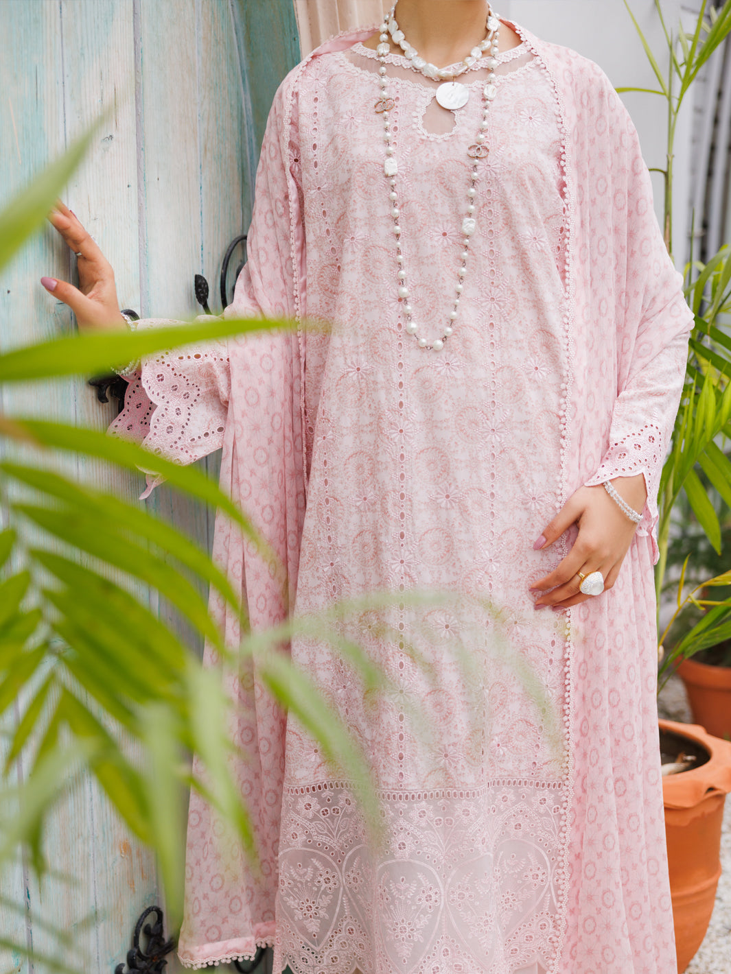 Light Pink Lawn 3Pc Unstitched - ALP-3PS-2188