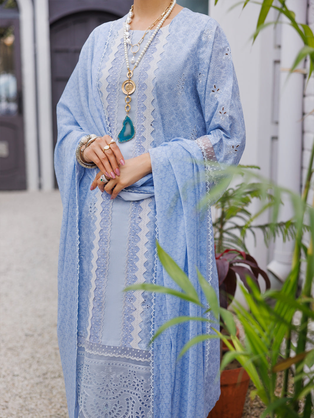 Light Purple Lawn 3Pc Unstitched - ALP-3PS-2272
