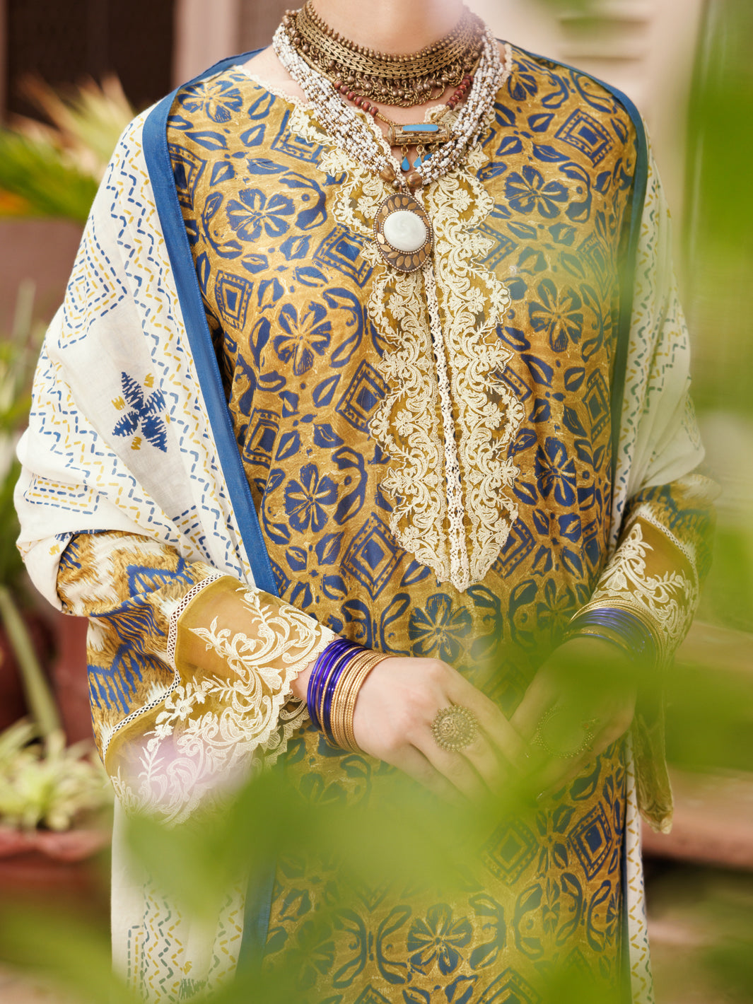 Green Lawn 3Pc Unstitched - ALP-3PS-2281
