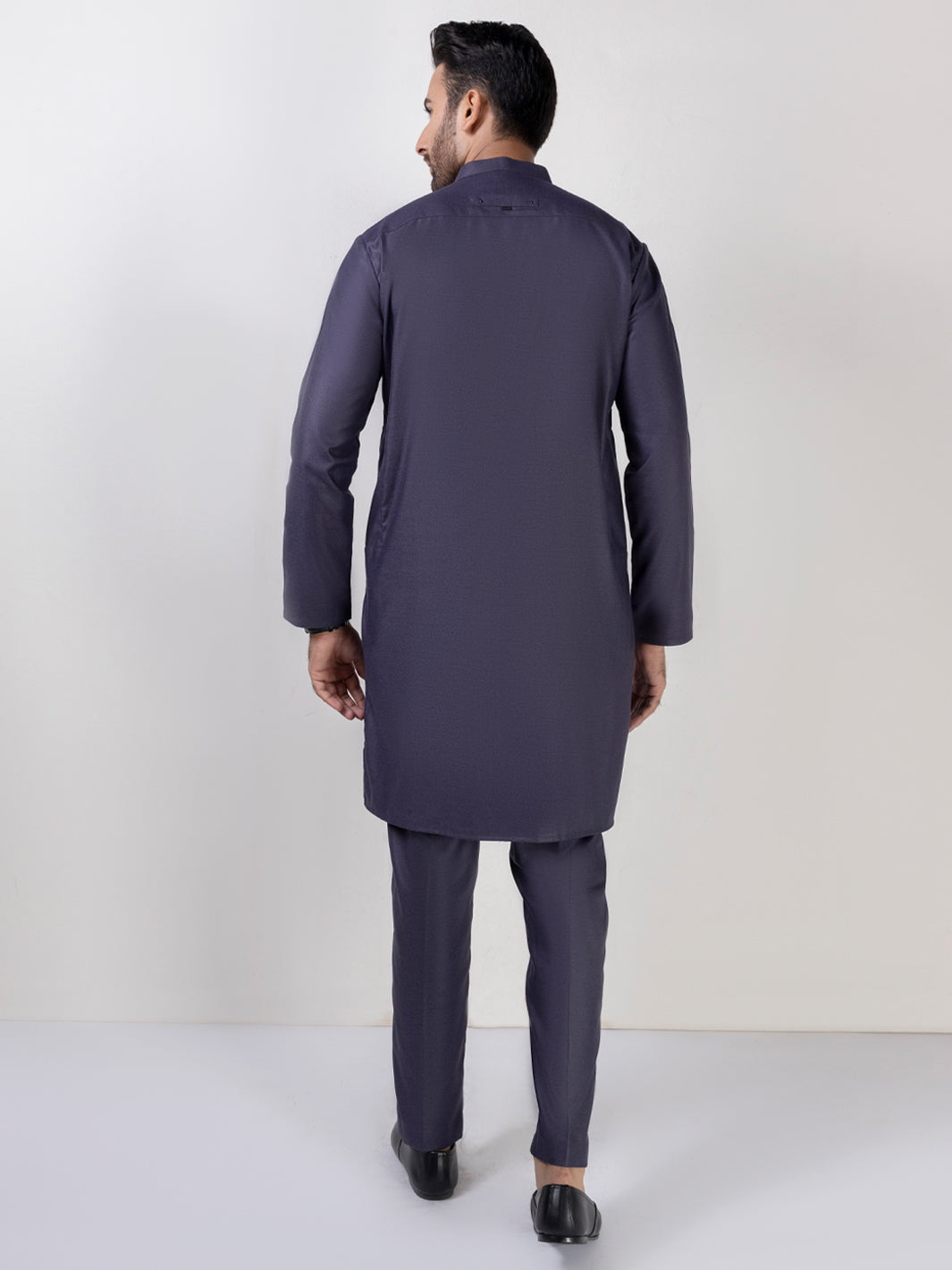 Purple Blended Kurta Trouser - AL-KT-3017B