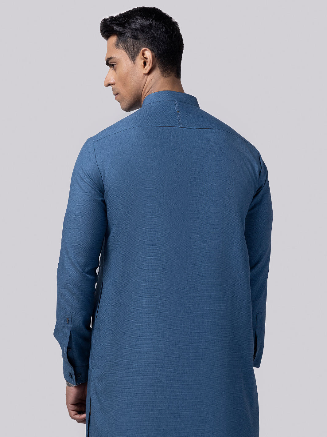 Blue Blended Kameez Shalwar - AL-KS-3021