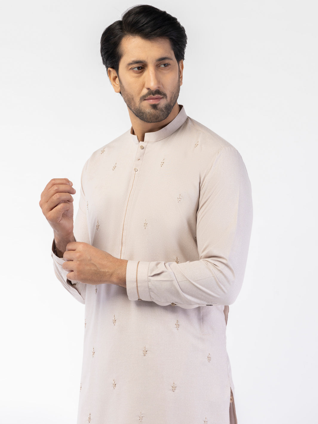 Tea Pink Blended Kameez Shalwar - AL-KS-3170A