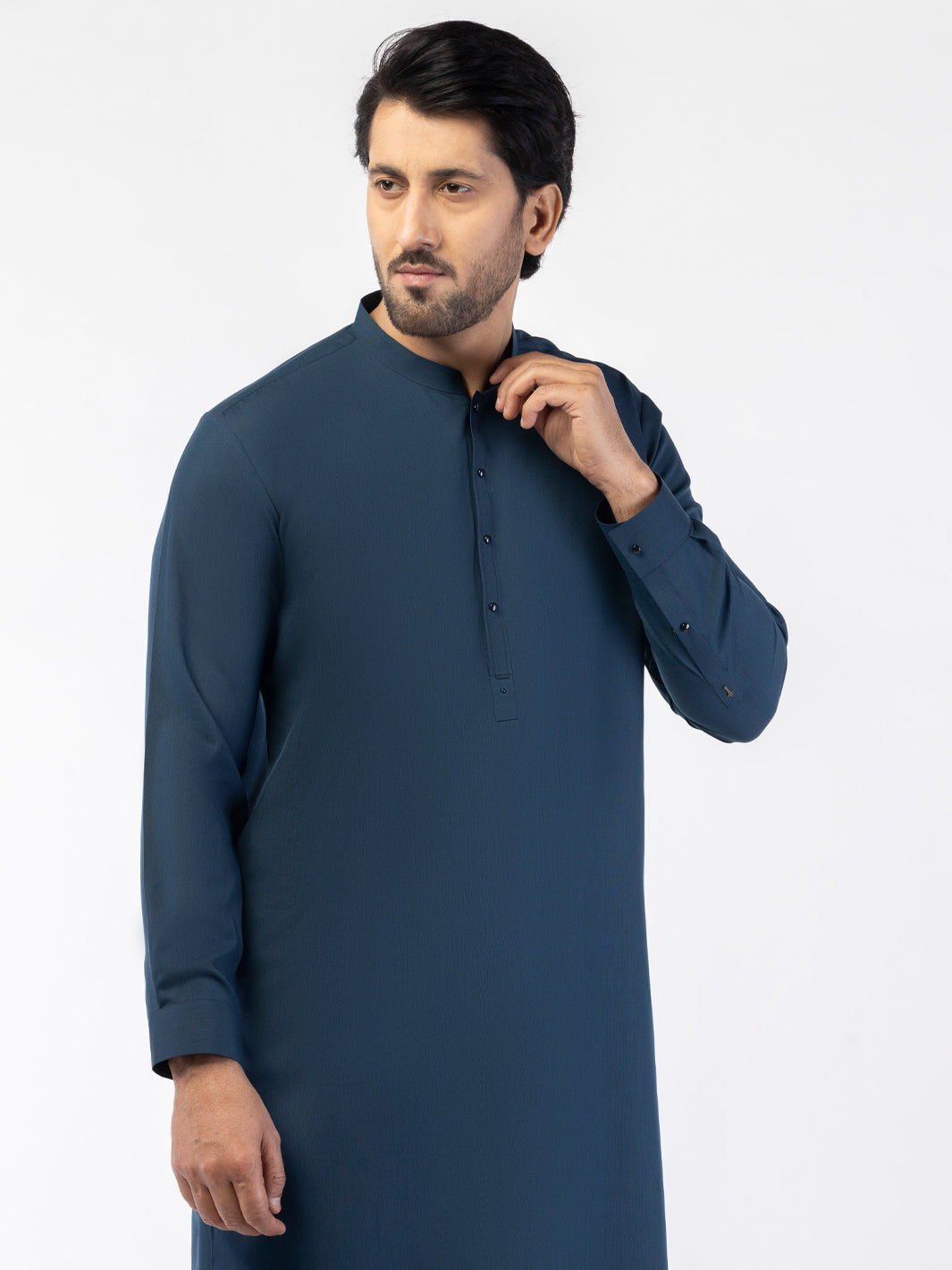 Blue Blended Kameez Shalwar - AL-KS-3189