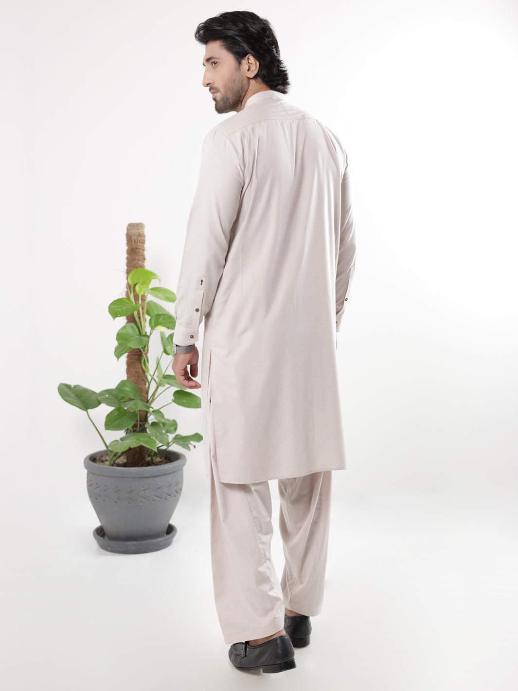Tea Pink Blended Kameez Shalwar - AL-KS-3213