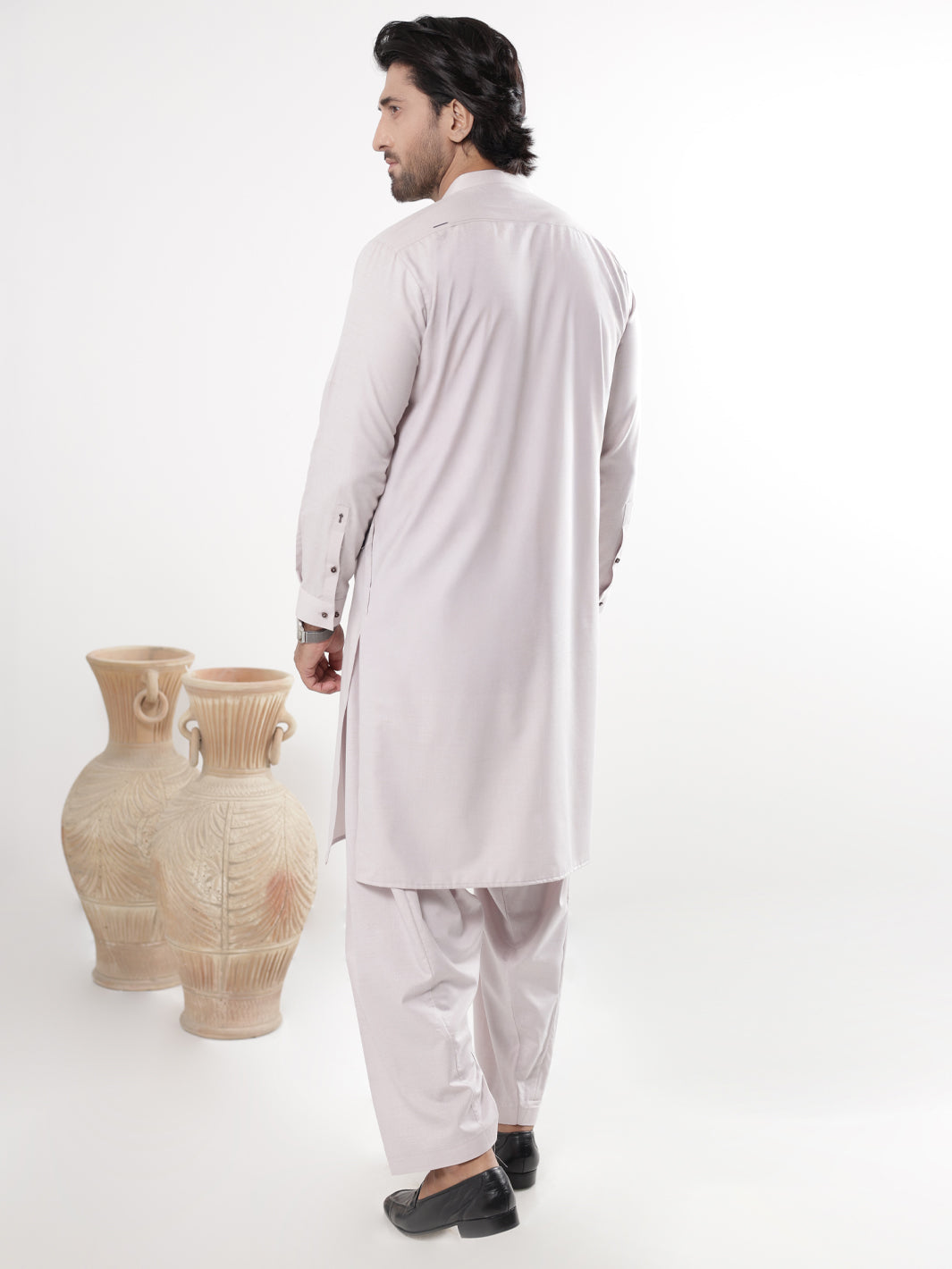 Tea Pink Blended Kameez Shalwar - AL-KS-3215