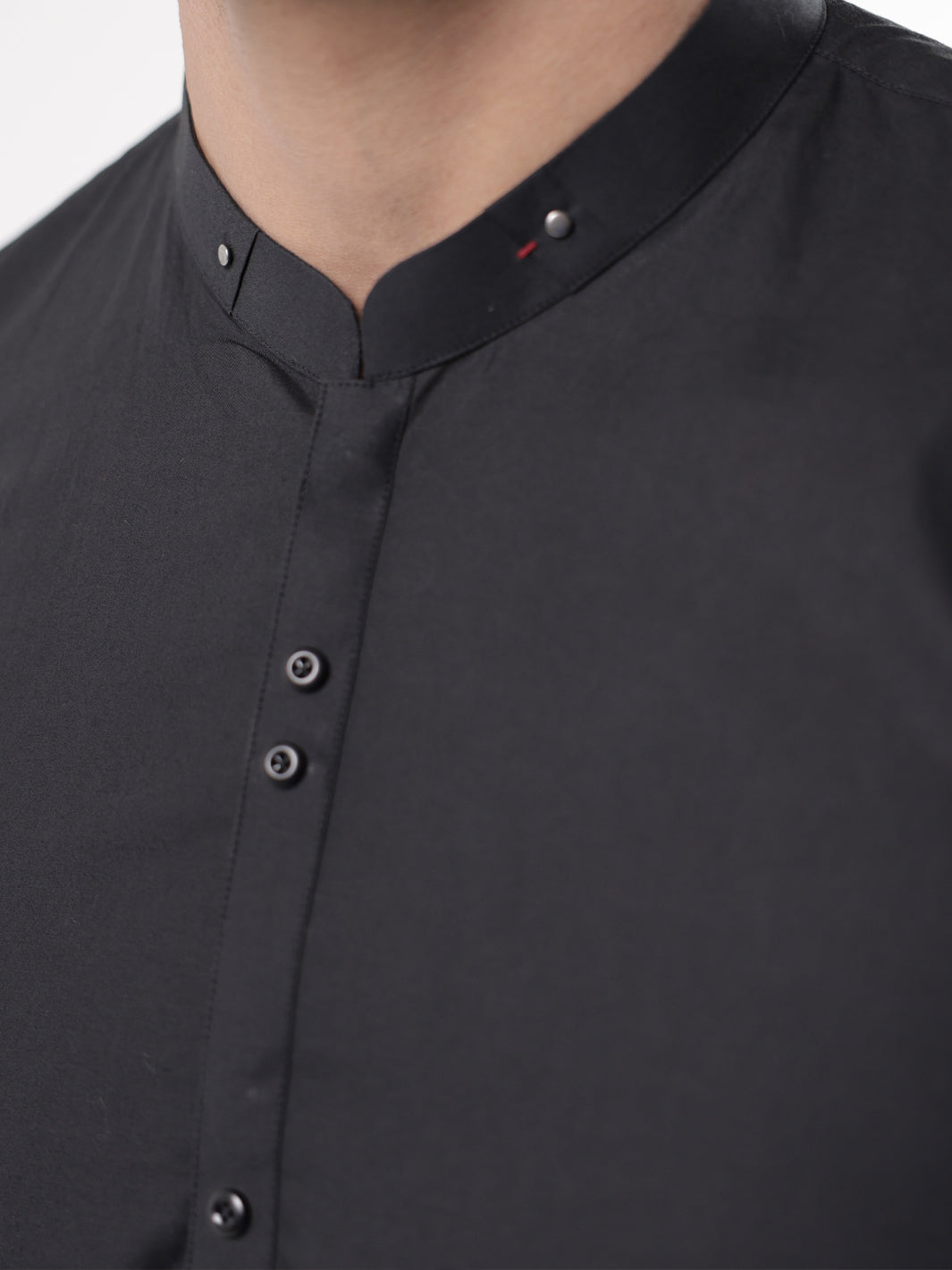 Black Cotton Kurta Trousers - AL-KT-3221