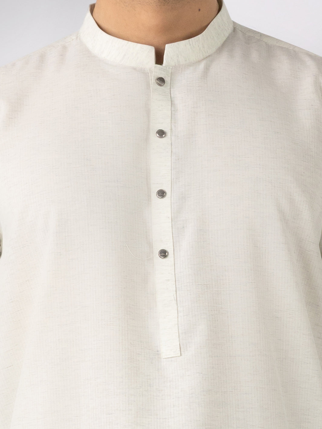 Cream Blended Kameez Shalwar - AL-KS-3244D