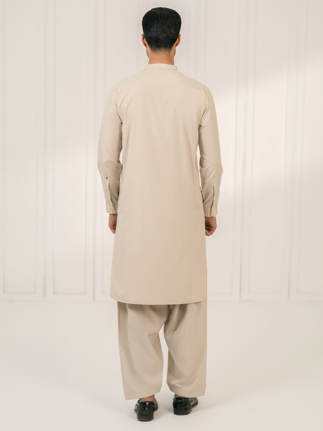 Ivory Kameez Shalwar - AL-KS-3386