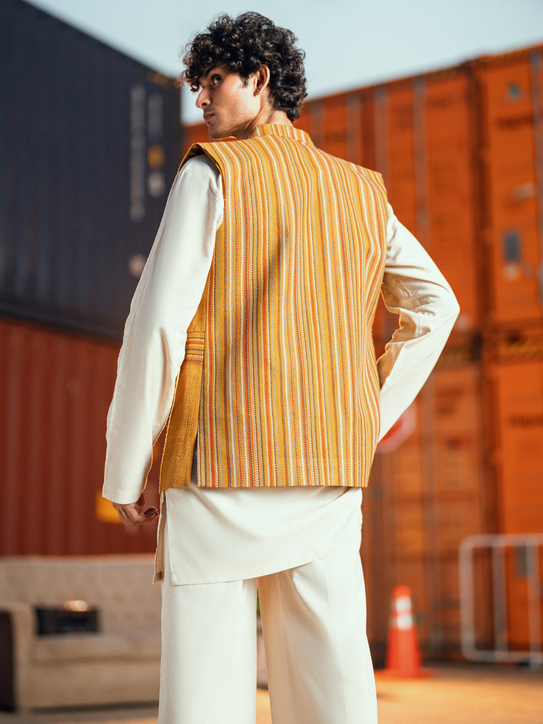 Mustard Formal Waistcoat - AL-WC-493
