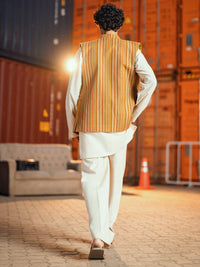 Mustard Formal Waistcoat - AL-WC-493