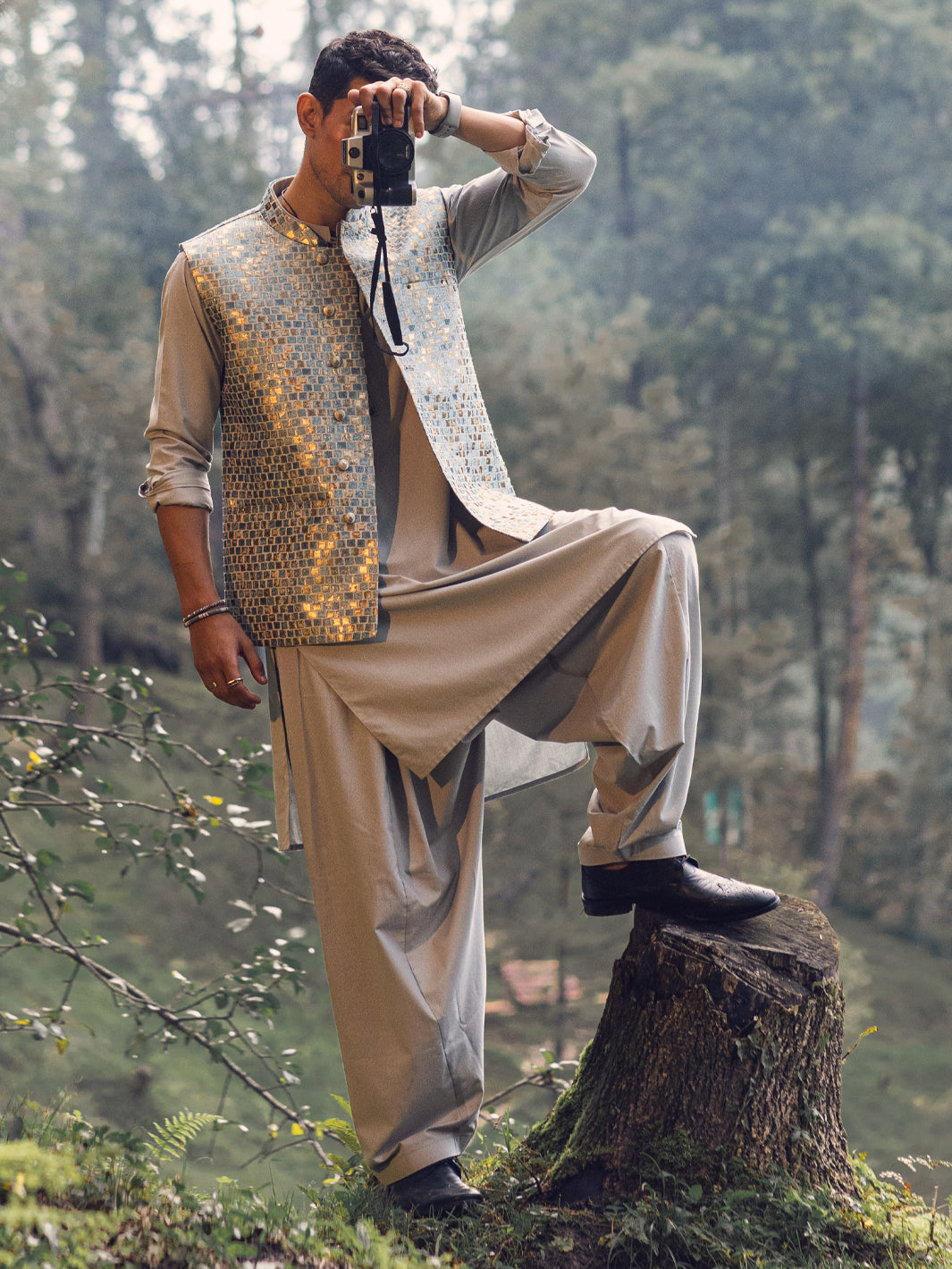 Light Blue Waistcoat - AL-WC-499