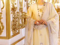 Lemon Sheesha Silk Formal 3Pc Stitched - AL-3PS-LS-503