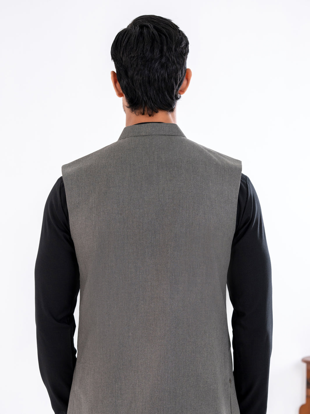 Olive Green Blended Waistcoat - AL-WC-593