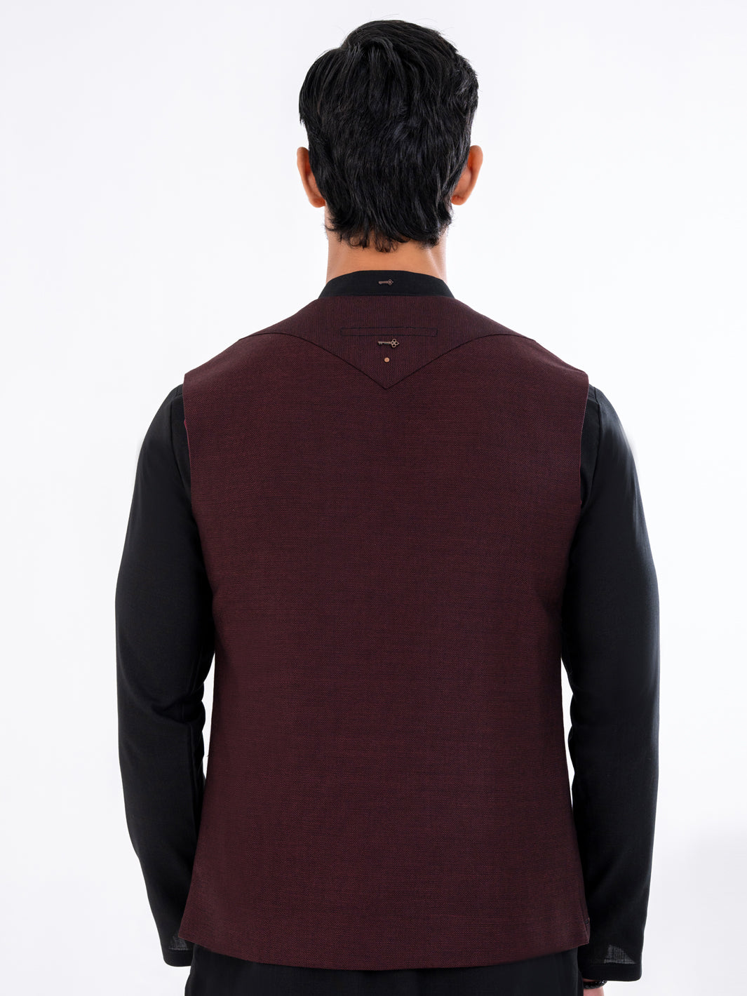 Maroon Blended Waistcoat - AL-WC-595