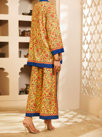 Yellow Cambric 2Pc Stitched - AWP-2PS-LKS-702