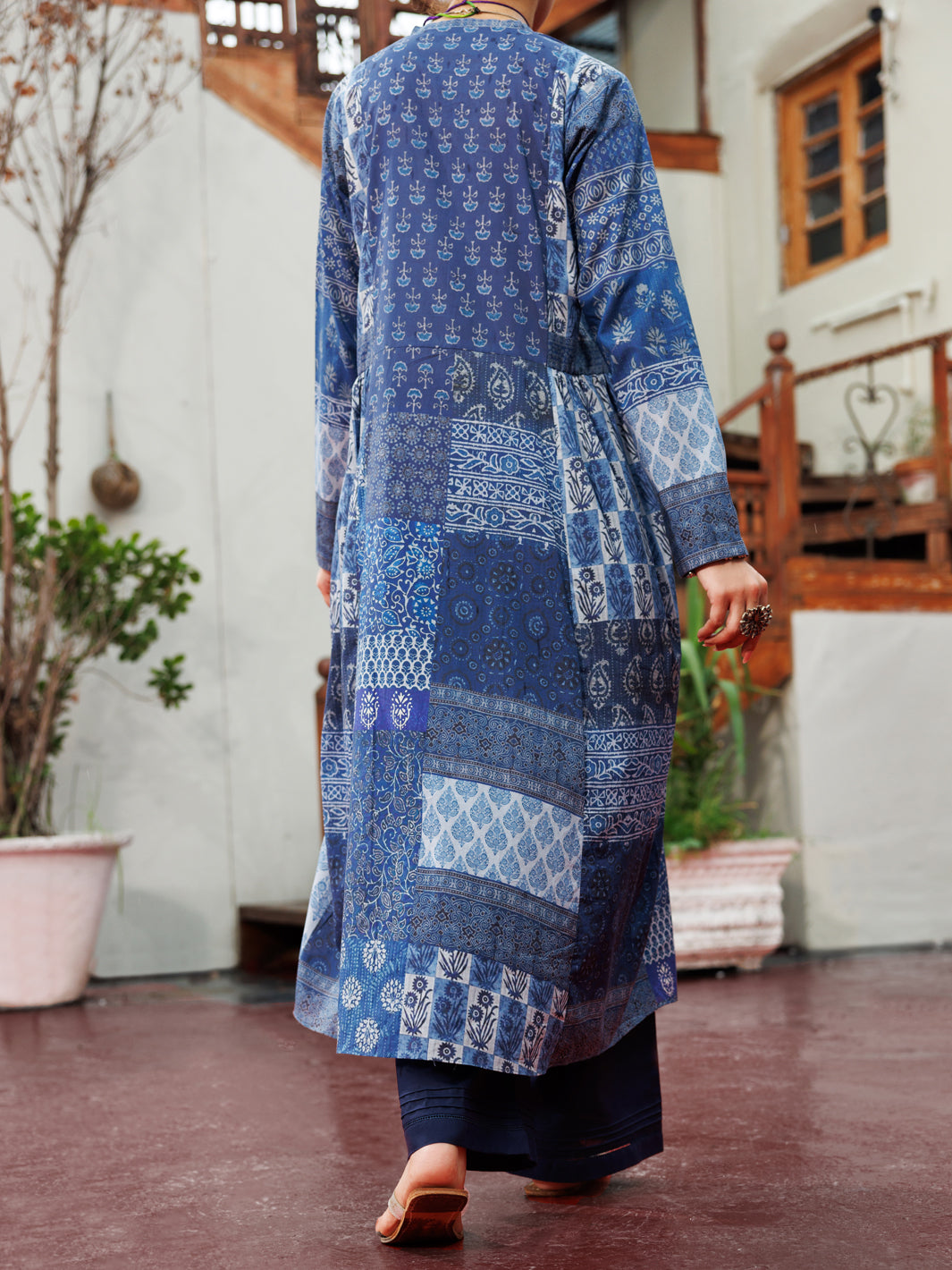 Blue Cambric Tunic - AWP-LK-717