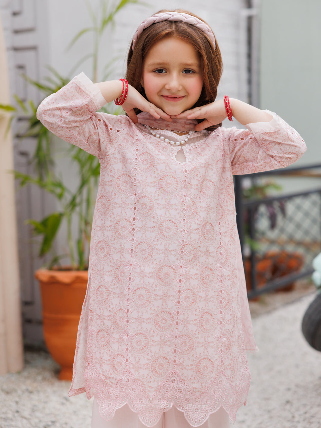 Light Pink Lawn Formal 3Pc Stitched - ALGR-3PS-LS-037