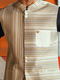 Cream Formal Waistcoat - AL-WC-494