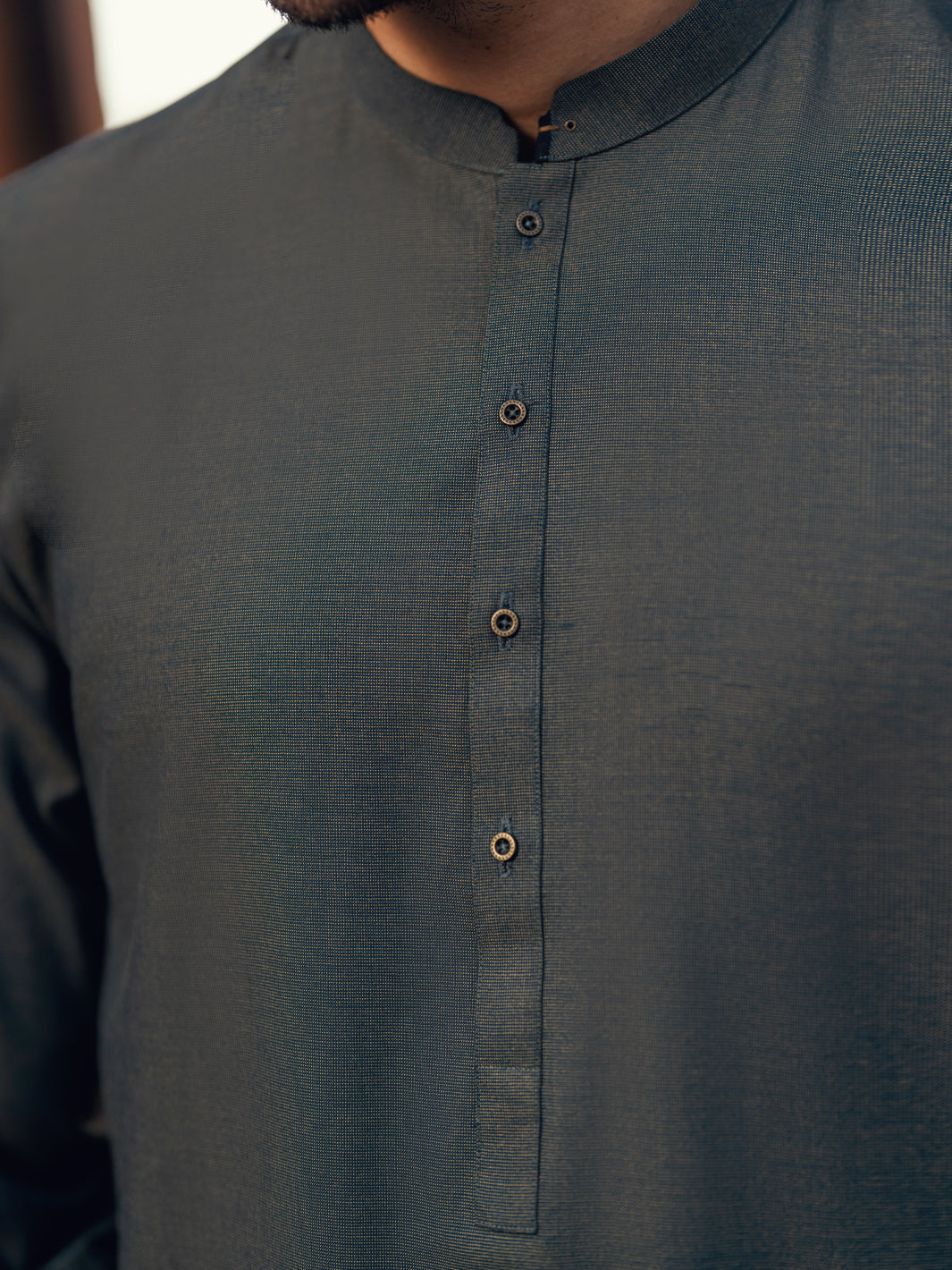Green Cut & Sew Kameez Shalwar - AL-KS-3178