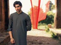 Green Cut & Sew Kameez Shalwar - AL-KS-3178