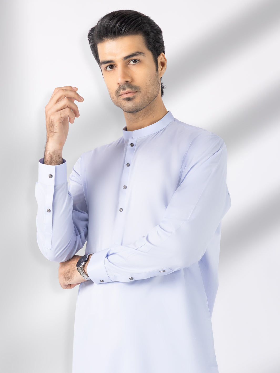 Lavender Blended Kameez Shalwar - AL-KS-3243C