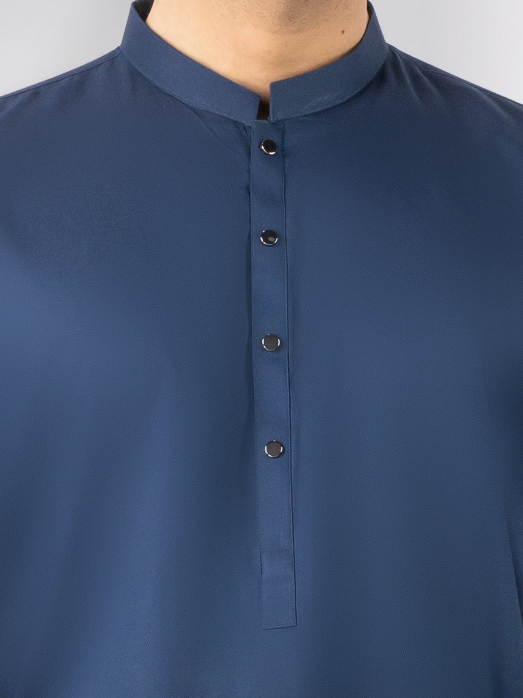 Blue Blended Kameez Shalwar - AL-KS-3243G