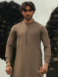 Light Brown Kameez Shalwar - AL-KS-3280
