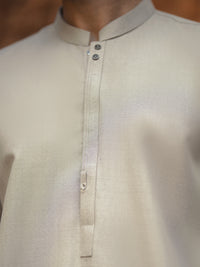 Beige Kameez Shalwar - AL-KS-3284